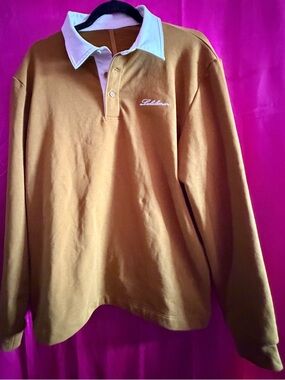 Lululemon Mustard Long-Sleeve Rugby Shirt